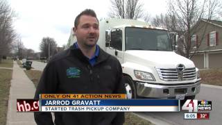 Man starts own waste company after KC trash woes [upl. by Jonina]