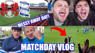 a VERY MESSY Away Day  Leyton Orient vs Birmingham City Matchday Vlog [upl. by Ennoitna]