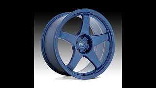 Motegi Racing MR151 CS5 Satin Metallic Blue Custom Wheel Spin [upl. by Lerej]