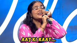 Aaj Ki Raat  Ritika Auditions 2024  Indian Idol Season 15 [upl. by Dailey]