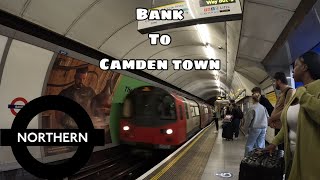 LONDON UNDERGROUND JOURNEY  Bank to Camden Town [upl. by Rech419]