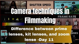 Day 1221 What is the difference between prime lenses kit lenses and zoom lenses [upl. by Deedee]