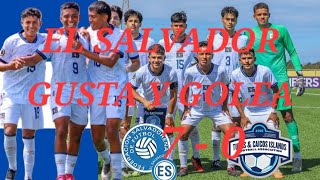 EL SALVADOR 7  0 ISLAS TURCAS Y CAICOS  LA SELECTA GUSTA Y GOLEA 🥅⚽️ [upl. by Aikrehs]