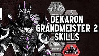 Dekaron Grandmeister 2 SkillsLvl 210  All Animations and Descriptions  First Look [upl. by Maury613]