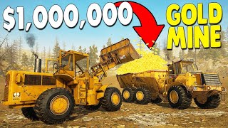 NEW GAME ANNOUNCED FRESH START  Gold Mining Simulator  1000000 in the Mini Mining Machines DLC [upl. by Karoline]