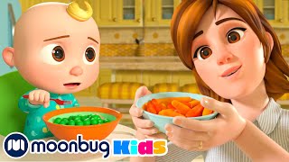 YES YES Vegetables Song  BEST OF CoComelon  Sing Along With Me  Moonbug Kids [upl. by Nesmat]