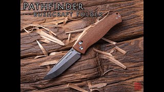 Essential Gear for Outdoor Explorers Real Steel Pathfinder Bushcraft Folder [upl. by Einolem]