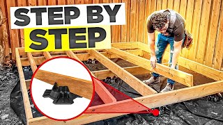 Easy DIY Deck Frame Walkthrough [upl. by Annahvas]