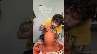 biiiig vase pottery art potteryjack artist [upl. by Edijabab]