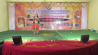 Aigiri Nandini dance performance by Pradeeksha [upl. by Nnitsuj]