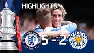 Chelsea 52 Leicester  Official goals and highlights  FA Cup Sixth Round 180312 [upl. by Htennaj]