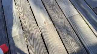 How to apply waterproof sealant paint to a deck 1 of 2 Easy 1 day job [upl. by Muncey]