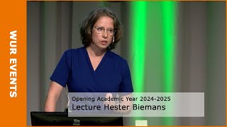 Opening Academic Year 20242025  Lecture Hester Biemans [upl. by Preuss436]