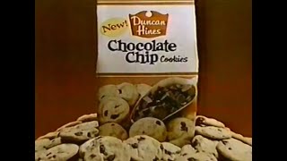 1984 Duncan Hines Chocolate Chip Cookies Commercial [upl. by Gareth162]