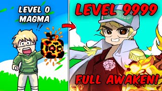 Gw FULL AWAKEN Buah MAGMA di BloxFruits [upl. by Aia]