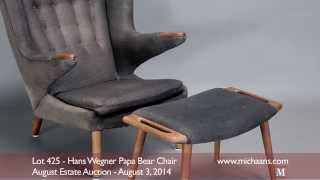 Hans Wegner Papa Bear Chair [upl. by Yattirb]