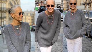 Shes 75 but dresses like a Fashion Icon  Fashion Tips for women over 50 [upl. by Enirrok174]