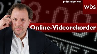 Neues EuGHUrteil  Stehen OnlineVideorekorder vor dem Aus  Rechtsanwalt Christian Solmecke [upl. by Kcitrap]