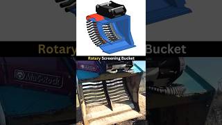 Excavator Rotary Screening Bucket 🤩 cadcamsolidworks industrial manufacturingdesign 3ddesign [upl. by Eugaet]