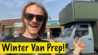 Winter Preperation amp Upgrades  Winter Van Life UK [upl. by Jumbala370]