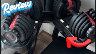 Bowflex SelectTech 552 Adjustable Dumbbells  Review [upl. by Armin]