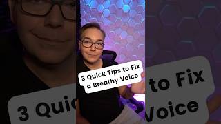 Struggling with a Breathy Voice Try These 3 Tips to Sing with More Clarity [upl. by Aicetel640]