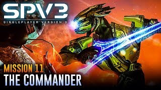 Halo CE SPV32  Walkthrough  Mission 11 THE COMMANDER [upl. by Nonnelg102]