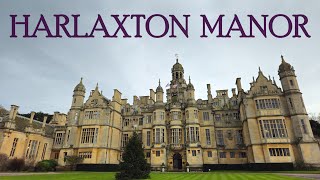 Exploring Harlaxton Manor Stately Home at Christmas [upl. by Neeluqcaj]