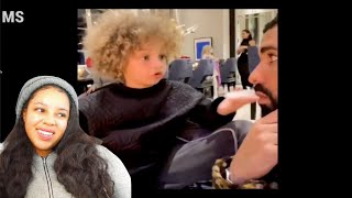 Drake And His Son Adonis Graham Moments  Reaction [upl. by Kaliski742]