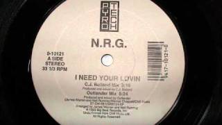 NRG NRG  I need your lovin  CJ Bolland Mix [upl. by Ardeha125]