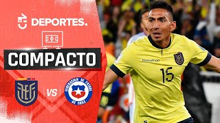 ECUADOR 1  0 CHILE 🏆 Clasificatorias Mundial 2026 ⚽️ GOLES Y RESUMEN [upl. by Byron384]