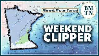 Clipper set to bring Sunday snow to parts of Minnesota [upl. by Yanej]