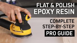 How to Sand and Polish Epoxy Resin to a Mirror Finish  Step by Step Guide [upl. by Bowe]