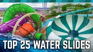 TOP 25 Water Slides in the World [upl. by Farlee]