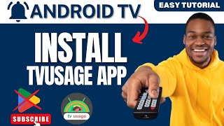 How to Install TVUsage on Android TV 2024 Without Google Play Store [upl. by Lsiel]