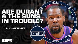 Tim Legler says theres a MASSIVE CONCERN for KD amp the Suns after questionable losses  Get Up [upl. by Damalis]