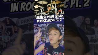 Greatest Drum Intros in Rock pt 2 rockmusic metal rock music [upl. by Loyce305]