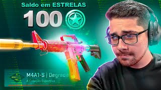 Fiz LOUCURA Gastei 100 Estrelas em BUSCA da M4A1 FADE [upl. by Androw110]