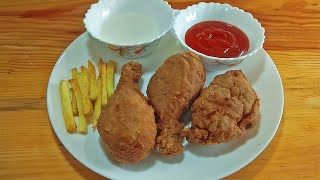 CHICKEN BROAST RECIPE  KFC STYLE FRIED CHICKEN  HOMEMADE [upl. by Yslek327]