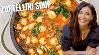 Sausage Tortellini Soup Comfort food in a bowl [upl. by Oyek]