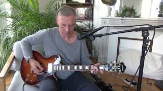 China Girl  David Bowie Iggy Pop cover with Ibanez PF200 [upl. by Trumaine]