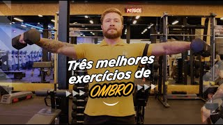 Treino de ombro 3 melhores exercícios para seu treino 💪 [upl. by Elvera]