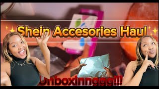 ✨Less than 30 SHEIN ACCESSORIES HAUL😍✨polygelnail kithairclipshair extensiontummywrap [upl. by Amahcen]