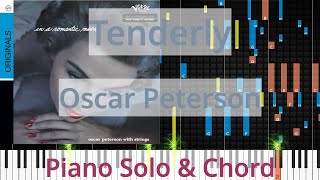 🎹Tenderly Solo amp Chord Oscar Peterson Synthesia Piano [upl. by Naltiak]