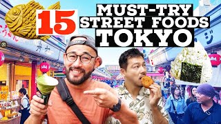 Tokyos Ultimate Street Food Tour 15 MustTry Eats You Cant Miss [upl. by Henrietta163]