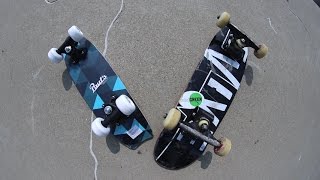 5 MINI SKATEBOARD VS 142 MINI SKATEBOARD [upl. by Zosima107]