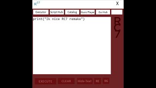 Roblox ServerSide Script FREE LEAKED RC7 UTG amp Executor [upl. by Etnoval]