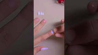 Nail extension at home in just RS 10 nailextension nailart craftie [upl. by Sayce]