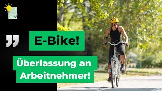 EBike amp Pedelec Steuerliche Überlassung und Behandlung  Steuerberater Roland Elias [upl. by Adehsar]