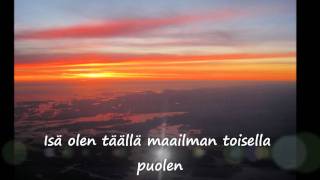 Haloo Helsinki  Maailman toisella puolen lyrics [upl. by Surdna]